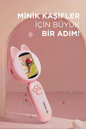 Torima TSM-02 Pembe Mini Dijital Mikroskop