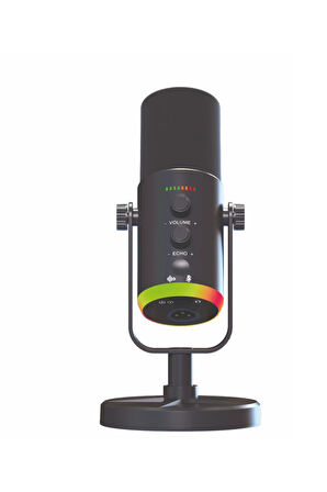 Torima YU7 Siyah USB/XLR Çift Çıkışlı Podcast, Vokal Kaydı, Oyun İçin Dinamik Mikrofon