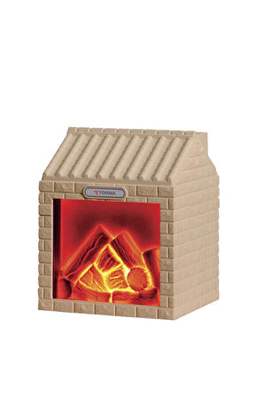 TORIMA H9 Ahşap Şömine Efektli 200ml Sessiz Ultrasonik House Hava Nemlendirici