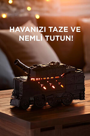 Torima H20 Tank Tasarım Ultrasonik Hava Nemlendirici ve Renkli LED 300 ml Aroma Difüzör