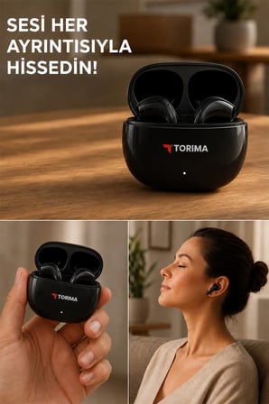 Bluetooth Kulaklık Kulak İçi Kablosuz Kulaklık G90 Siyah