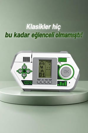 Oyun Kolu Atari Joystick Tetris Gameboy GC015 Beyaz
