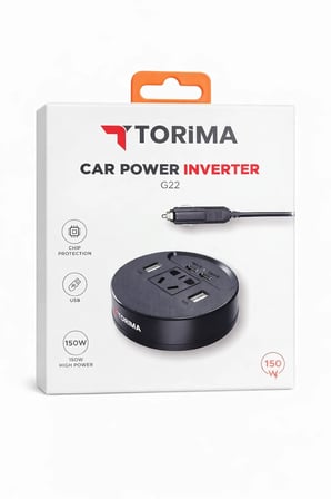 Torima G22 Araç Çakmaklık 220V Soket Dönüştürücü | 150W