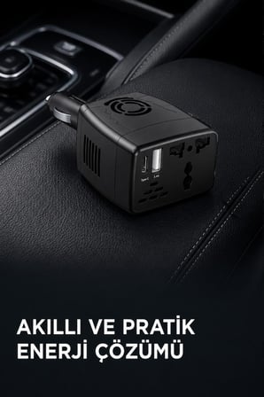 Araç Şarj Aleti Soketi Tüm Araçlarla Uyumlu USB+Type-C Araba Çakmaklık G23 Siyah