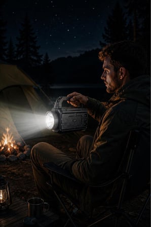 Bluetooth Hoparlör Güneş Panelli Projektör El Fenerli Kablosuz Speaker GTS-2227 Siyah