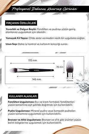 Konik Yüz Fırçası Cre'Ars Definer Brush #103