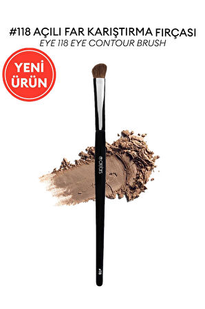 Açılı Far Karıştırma Fırçası Cre'Ars Eye Contour Brush #118