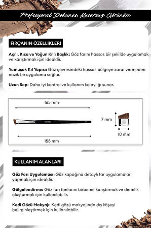 Açılı Fırça Cre'Ars Angled Brush #124
