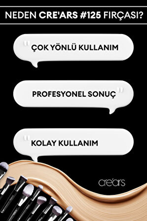 Kaş & Kirpik Fırçası Cre'Ars Eyelash & Brow Brush #125