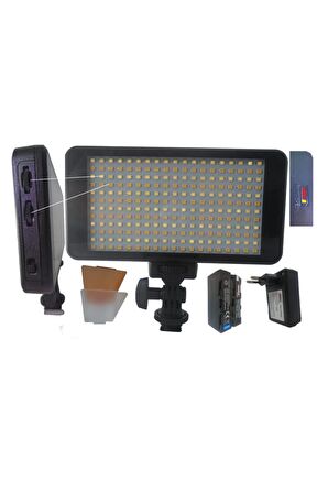 228 Ledli Profesyonel Kamera Led Işığı, 228ledli Kamera Lambası