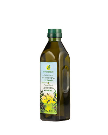 naturagean Erken Hasat Naturel Sızma Zeytinyağı 500 ml Pet Şişe