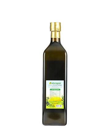 naturagean Erken Hasat Naturel Sızma Zeytinyağı 1000 ml Cam Şişe