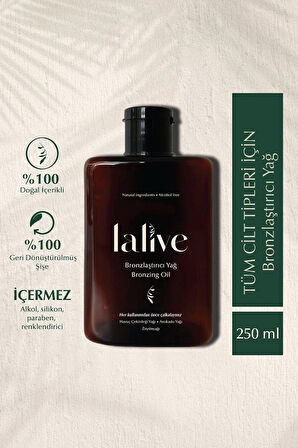 Lalive Bronzlaştırıcı Yağ 250 ml