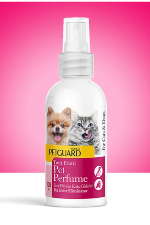 Petguard Tutti Frutti Aromalı Kedi & Köpek Parfümü - Evcil Hayvan Koku Giderici (100 ml)