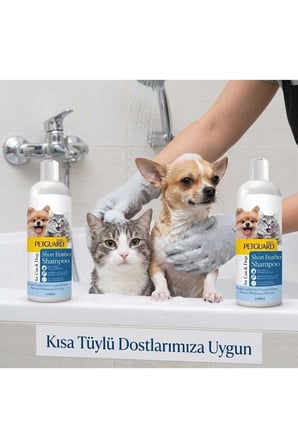 Petguard Short Feather Şampuan Kedi ve Köpekler İçin 400 Ml