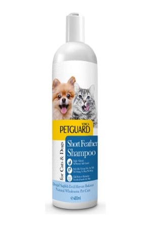 Petguard Short Feather Şampuan Kedi ve Köpekler İçin 400 Ml