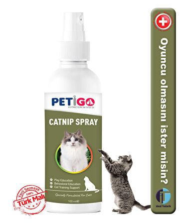 - Kedilere Özel Oyuncu Spreyi - 100ml CatNip