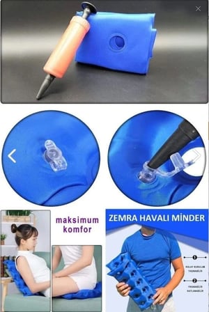 Comfort Plus Tekerlekli Sandalye Havalı Minder - Ergonomik Tasarım