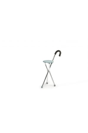 MEDİKAL Stick - Gri Oturmalı Baston