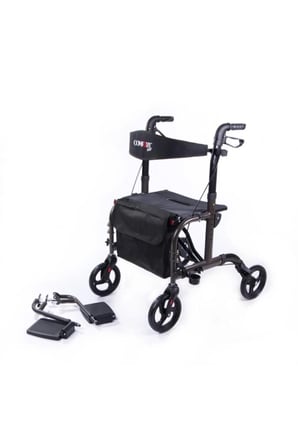 İthal lüx ayak pedallı alüminyum rolatör yürüteç bz9124a