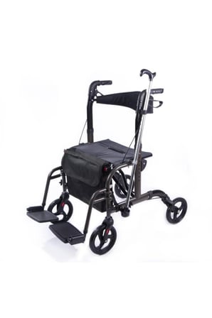 İthal lüx ayak pedallı alüminyum rolatör yürüteç bz9124a