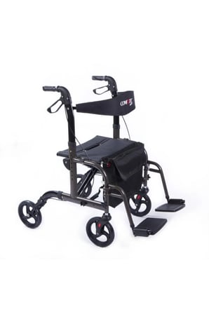 İthal lüx ayak pedallı alüminyum rolatör yürüteç bz9124a