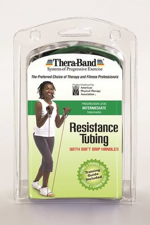 Thera-Band Bodytrainer Tubing - Siyah, Esnek Saplı