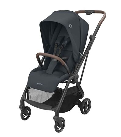 Maxi-Cosi Leona2-Cabriofix I-Size Tek Elle Katlanabilen Ultra Kompakt Çift Yönlü Seyahat Sistem Bebek Arabası Essential Graphite