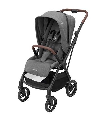 Maxi-Cosi Leona2-Cabriofix I-Size Tek Elle Katlanabilen Ultra Kompakt Çift Yönlü Seyahat Sistem Bebek Arabası Grey-Graphite