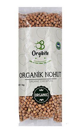 Orgibite Organik Nohut 1 Kg Paket