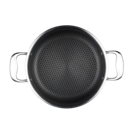 Leggno Elite Pro 3Ply Petek Dokulu Çelik Derin Tencere 20 cm  