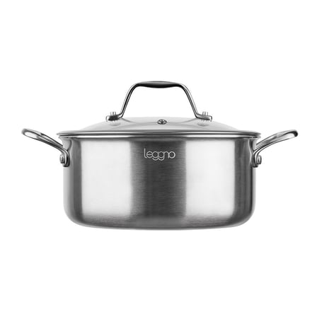 Leggno Elite Pro 3Ply Petek Tabanlı Derin Tencere 32 cm