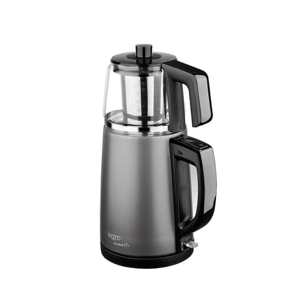 Leggno Gourmet Pro Cam Demlikli Çay Makinesi Füme
