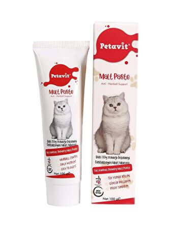 Kedi Malt Macun 100 gr (TÜY YUMAĞI ÖNLEYEN MALT PASTE HAİRBALL)