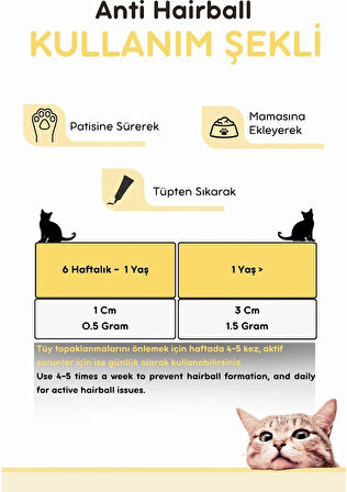 Vitpaw Tüy Yumağı ve Deri & Tüy Sağlığı Seti (Malt Paste ve B+ Complex)