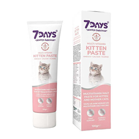 7Days Kitten Yavru Kedi Vitamin Macunu 100 Gr