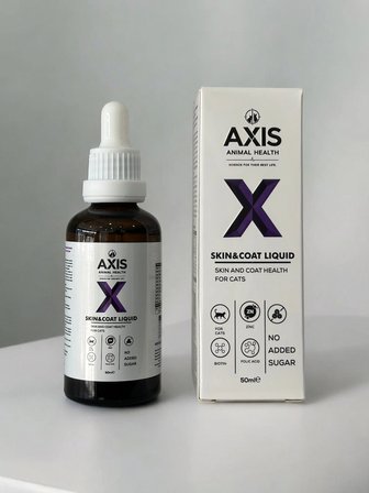Skin & Coat Liquid 50 ml | Kediler için Deri ve Tüy Sağlığı Destekleyici Multivitamin Damla