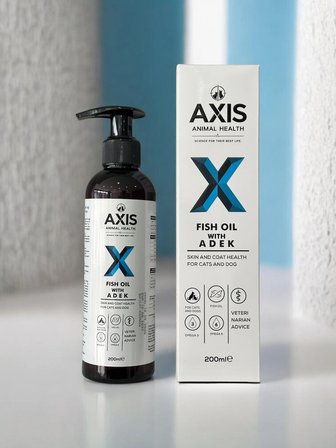 Fish Oil with ADEK 200 ml | Kedi ve Köpekler için Omega 3-6 İçeren Balık Yağı Takviyesi