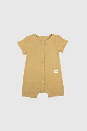 Düğmeli Tulum Kumsal Beji