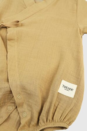 Kısa Kimono Tulum Kumsal Beji