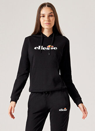 Ellesse Siyah Kadın Kapüşonlu Sweatshirt F021-BK