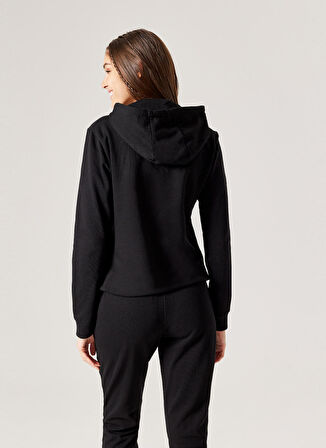Ellesse Siyah Kadın Kapüşonlu Sweatshirt F021-BK