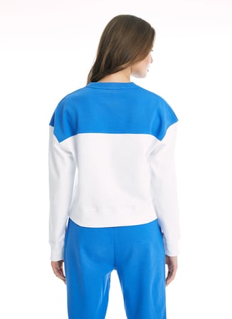 Ellesse Saks Kadın Bisiklet Yaka Sweatshirt CF007-SBL