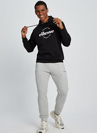 Ellesse Siyah Erkek Kapüşonlu Sweatshirt EM050-BK