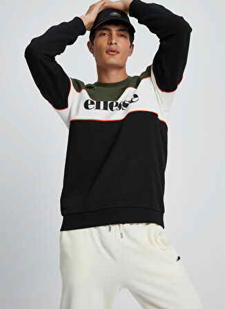 Ellesse Siyah Erkek Bisiklet Yaka Sweatshirt EM067-BK