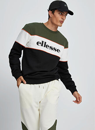 Ellesse Siyah Erkek Bisiklet Yaka Sweatshirt EM067-BK