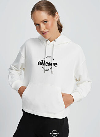 Ellesse Ekru Kadın Kapüşonlu Sweatshirt EF037-ECR