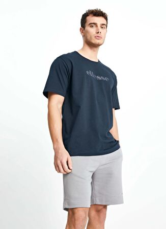 Ellesse Lacivert Erkek Bisiklet Yaka T-Shirt EM134-NV