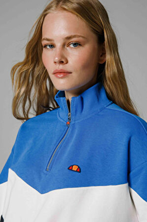 Ellesse Kadın Yarım Fermuarlı Sweatshirt EF176-BK