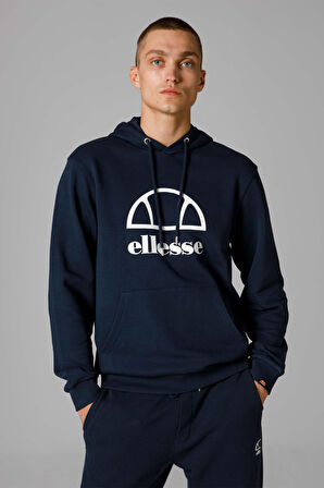 Ellesse Erkek Kapüşonlu Sweatshirt EM253-NV